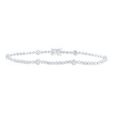 1 1/2CTW-DIA NK LADIES BRACELET (7 INCH)